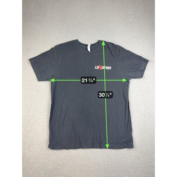 LS Nation Shirt Men's Extra Large GM Chevy Racing Cars Grim Reaper Short Sleeve - Picture 4 of 8